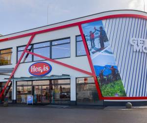Hervis-Store Außenansicht