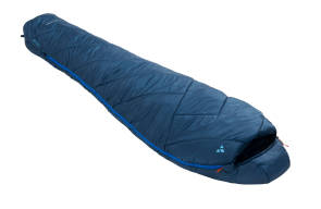 Blauer Schlafsack