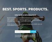 Webseite von Keller Sports