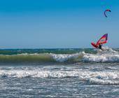 Surfer im Wasser