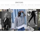 Webseite von Onygo, Modebilder mit Frauen