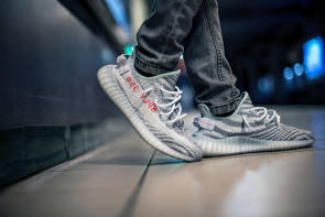 Detailaufnahme Yeezy-Schuhe 