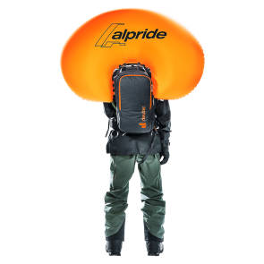 Lawinenairbag von Deuter, getragen