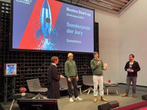 Start-up Summitree auf der ISPO-Bühne