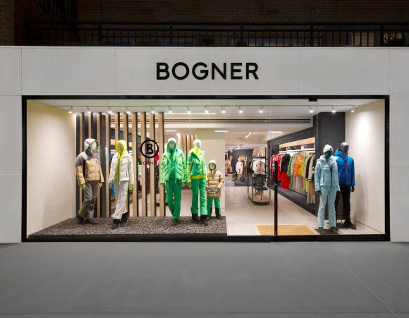 Bogner Store in New York, Außenansicht 