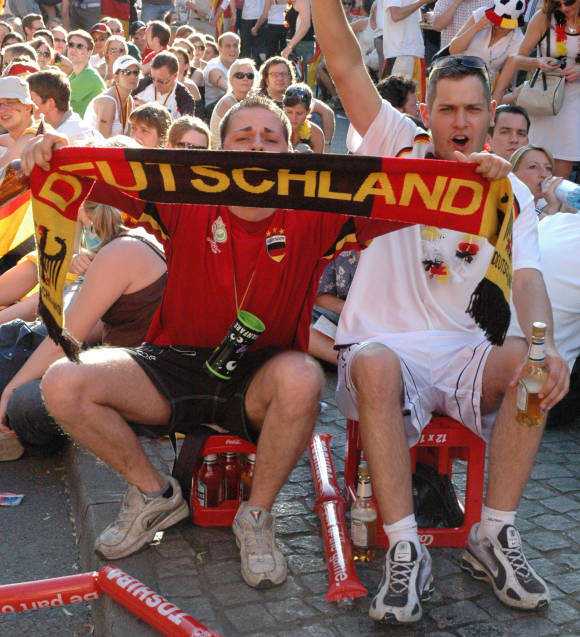 Fans bei Public Viewing 