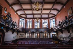 Innenansicht Cambridge Union Society Hall 