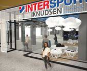 Visualisierung vom neuen Intersport Knudsen in Hamburg