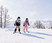 Kinder auf der Skipiste