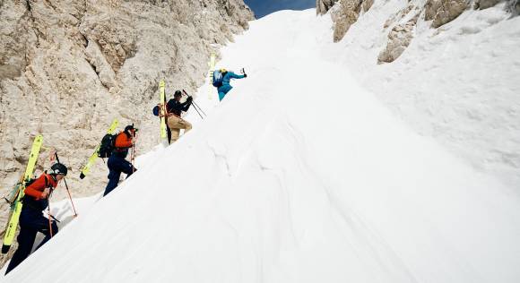 Skitour Anstieg 