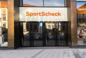 Münchner SportScheck Filiale von außen