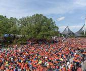 Beim ausverkauften Flagship Run in München werden 12.000 Personen an den Start gehen.