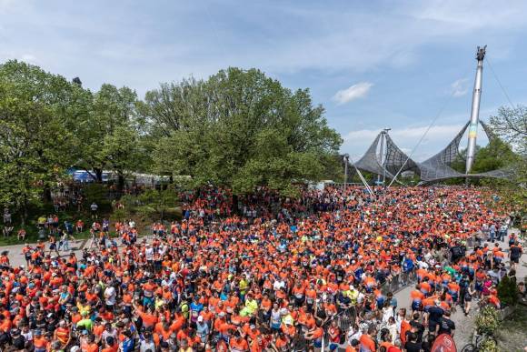 Beim ausverkauften Flagship Run in München werden 12.000 Personen an den Start gehen. 