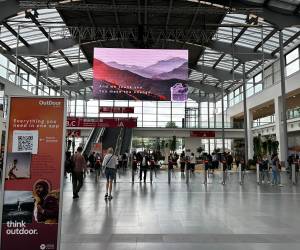 Eingangsbereich der OutDoor by ISPO 2024.