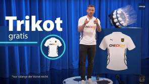 Kein geringerer als Lukas Podolski fungiert als Werbegesicht der cleveren Aktion von Check24 und Puma. 