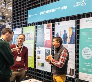 Wie schon bei der letzten ISPO 2023 wird auch diesmal der Sustainability Hub ein Zentrum der Messe sein.