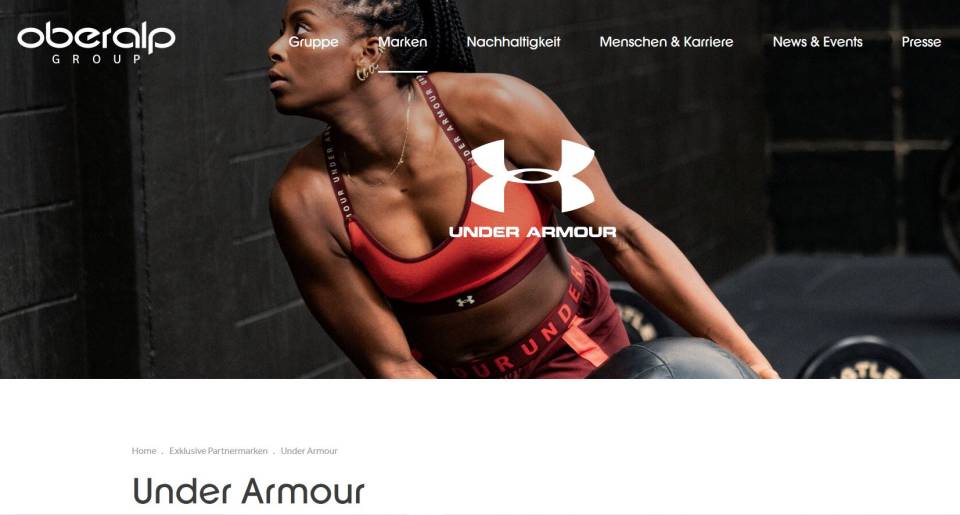 Under armour news store