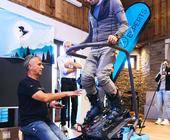 Die Vorstellung des „Skimulators“ war ein Schwerpunkt des Workshops für die Skispezialisten von Sport 2000.  