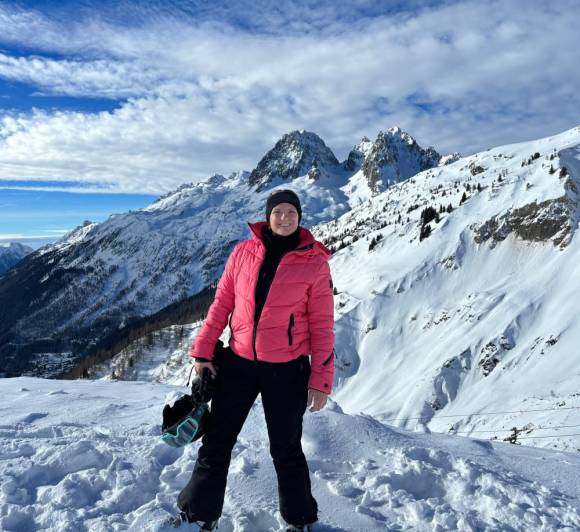 Laura Beachy, neue Marketingexpertin bei Thermore, ist selbst begeisterte Wintersportlerin. 