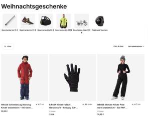 Pünktlich zu Weihnachten geht der umgestaltete Decathlon-Onlineshop an den Start. 