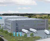 So soll der Logistik-Neubau von Jako am Firmensitz in Mulfingen-Hollenbach nach der fertigstellung aussehen