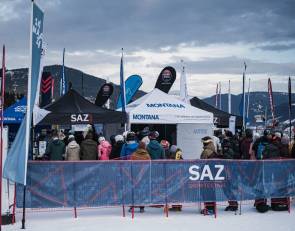Am Morgen des ersten Tages kamen zahlreiche Händler, um frühzeitig starten zu können. Von 9 bis 15.30 Uhr konnte die Skier auf der Piste getestet werden.