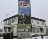 Der neue Sitz von Sport Pasch in Kaarst am Niederrhein nach einem Umzug innerhalb des Ortes 2024.