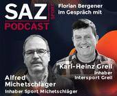 Setzen nach wie vor voll auf Wintersport: die niederbayerischen Händler Alfred Michetschläger (62) und Karl-Heinz Greil (53).