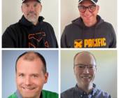 Oben v. l.: Thomas Dreher und Tim-Florian Nagel. Unten v. l.: Holger Schwend und Alexander Krauss
