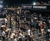 Beim Hyrox-Rennen im Februar in Maastricht war Intersport erstmals Titelsponsor der Eventserie.