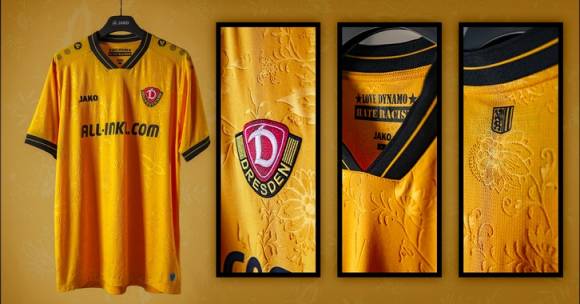 Kunst, Tradition und Kultur: Das neue Heimtrikot für Dynamo Dresden. 