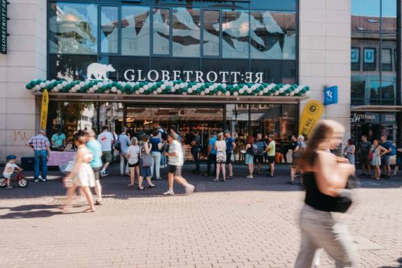Am 3. Juli feierte Globetrotter in Ulm Store-Eröffnung. 