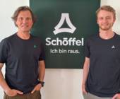 Peter Jud (links), seit 2008 bei Schöffel, übernimmt die Geschäftsführung von Jakob Schöffel (rechts), der die Position interimistisch ausübte.