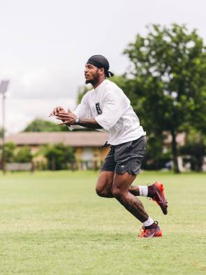 Footballer Ja’Marr Chase spielt bei den Cincinnati Bengals in Ohio.  