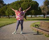 Schausüielerin Natasha Rothwell ist Asics-Markenbotschafterin für die Kampagne „Everyday Escape“. 