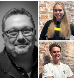 (v. l.): Martin Kirmiar, Jessica May und Felix Speckmoser übernehmen bei Sidas neue Aufgaben.  