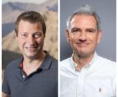 Alexander Bednarz, CTO bei Bergzeit (l.), und Markus Rohmeyer, CPO bei Novomind. 