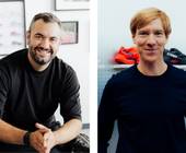 Mathias Schulz (li.), Head of CEP, und Sportwissenschaftler Andreas Wittke von der DHGS sprechen über Technologie, medizinische Grundlagen und neue Ansätze im Laufschuhmarkt.