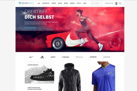 Webshop von Keller Sports 