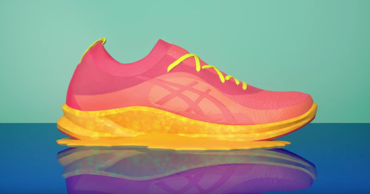 Asics zeigt Sneaker aus der Mikrowelle sazsport